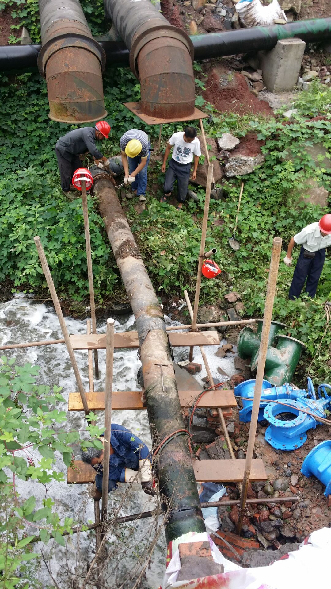 奮戰(zhàn)技改工程  楊灣污水處理廠順利投入試運(yùn)行